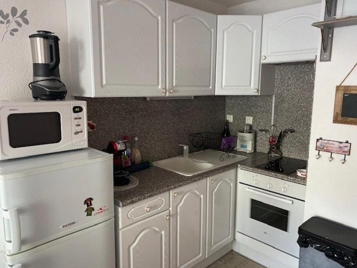 Studio Cabine Cozy Avec Terrasse, Parking, Et Casier A Ski - Ideal Famille De 4 A Bolquere - Fr-1-592-43 Экстерьер фото